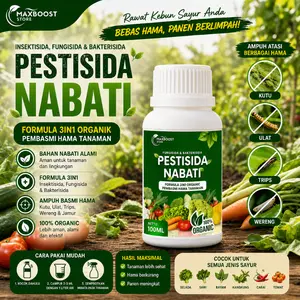 COD TERLARIS PESTISIDA NABATI 100ml Fungisida Hayati Obat Hama Penyakit Patek Pada Cabe, Cabai Rawit Dan Cabai Besar, Plus Hormon Organik