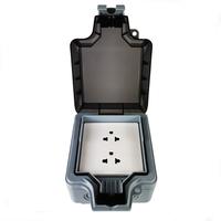 Jual 10A Outdoor socket Protection Electric Power Wall Mount Box IP66 ...