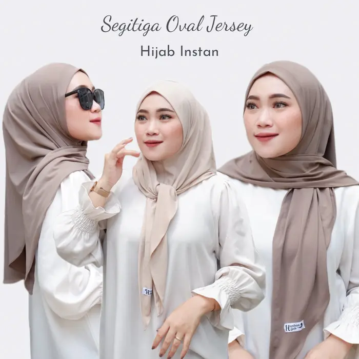 HIJAB INSTAN SEGITIGA OVAL JERSEY
