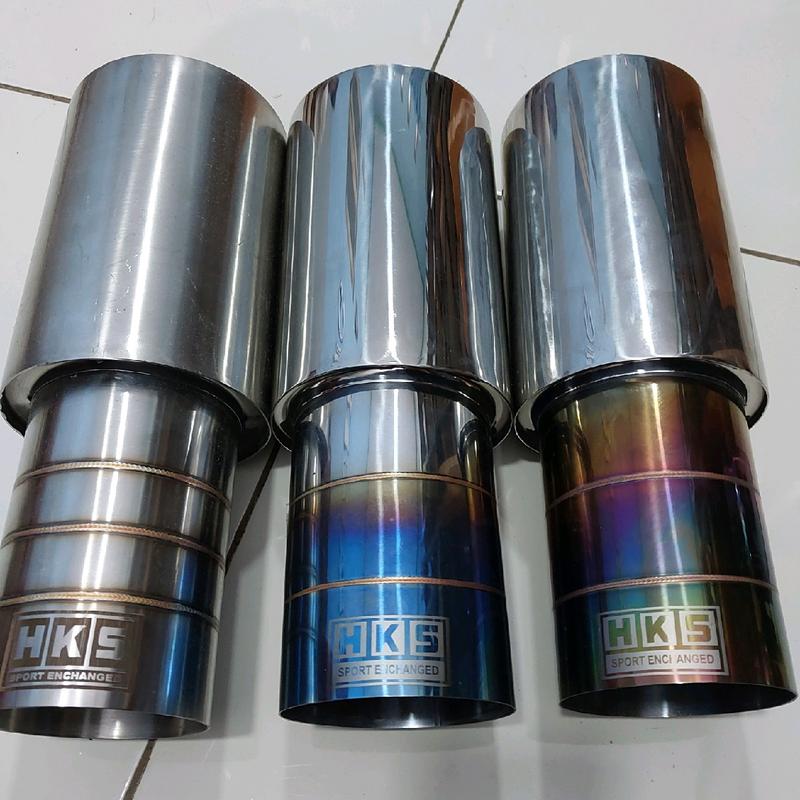 KNALPOT MOBIL HKS PLONG GAHAR KERING  2inc Cocok di Semua Mobil Bensin - Motorcycle Racing,AGYA,,CALYA,AVANZA,,XENIA,,JAZZ,,BRIO,,DAN DLL 2