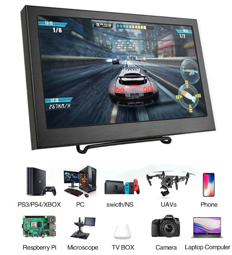 Product Introduction of 13.3inch 4K Portable Monitor USB-C Type-c HDMI-compatible Computer Monitor for ps4 Switch Xbox one Laptop phone Respberry IPS HDMI HD 4K UHD 13