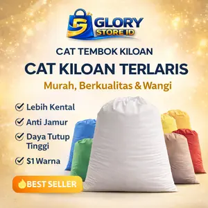 Cat Tembok Kiloan 1 KG | 51 Warna | Anti Jamur & Tahan Lama | Glory Paint