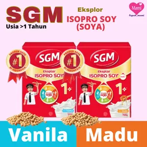 SGM Eksplor Soya 1+ Madu Vanila Susu Pertumbuhan 700GR susu  soya - Lactogrow