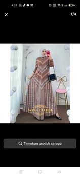 Product Review of WINA CLOTH - Gamis Batik Twill Rayon JUMBO Terbaru Terlaris Kasual Pesta Mewah Elegan Queen Milo L XL XXL XXXL from A**p 0