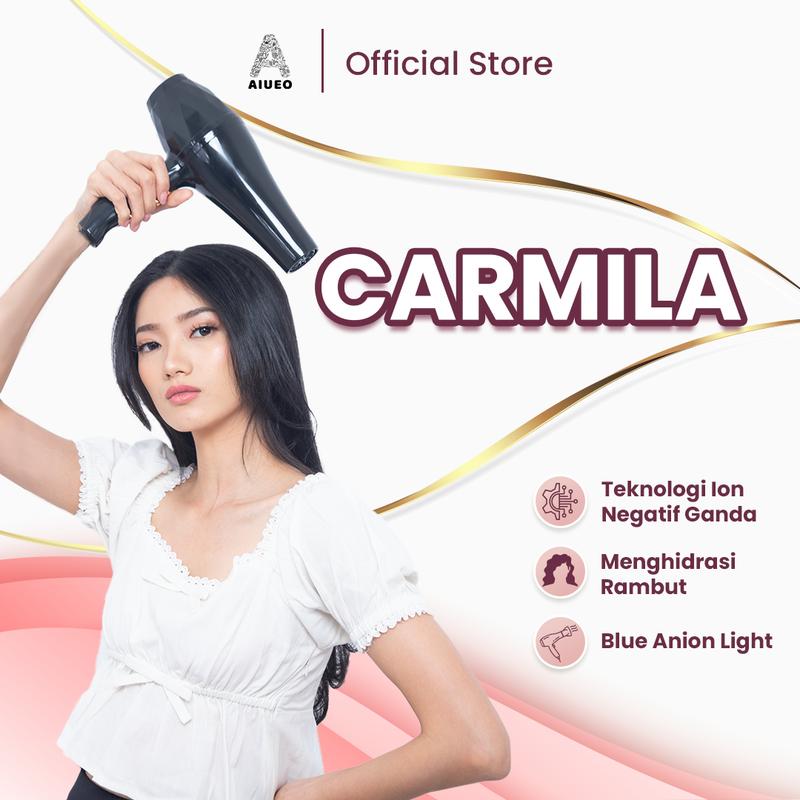[Bundling Hemat] Terlaris Catokan Recommended AIUEO 823 Alat Catok 5in1 + Hair Dryer Carmila Package Beauty Electronic 4