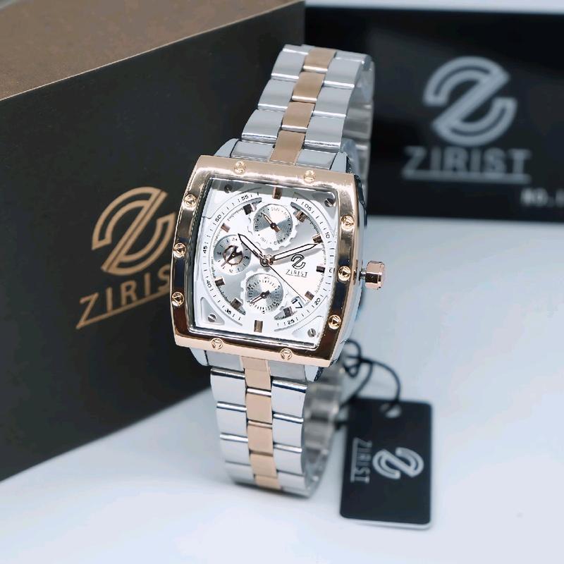 Jam Tangan Wanita Z53 Zirist Rantai, Tgl Aktif, Ukuran 3,3cm - Free Box & Kartu Garansi - Watches Elegan 0
