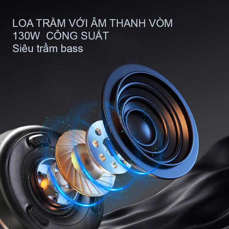 [ Huỳnh Toàn x Speed ] Loa nghe nhạc bluetooth V7 âm thanh trầm LED  rgb Kết nối 5.5  Bảo hành 12 tháng 1