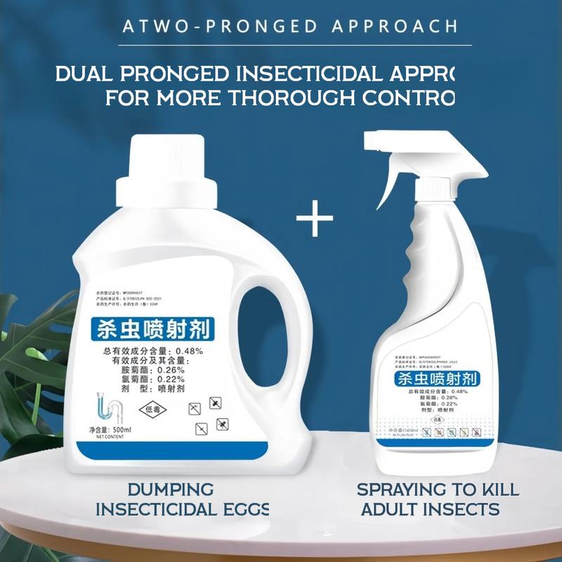 Sewage insecticide bathroom kill small flying insects cockroach ...