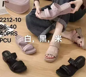 Sandal Slop Pria Wanita Musim Panas Sendal Selop Slipper Sandal Tebal Anti-slip Shoes Karet sandal  jelly  slop sandal  slop  bintang sandal  jepit  wedges Sandal Wanita Teplek Selop Flat