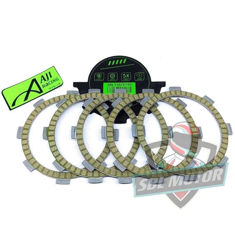 Product Introduction of (AJI RACING) YAMAHA Y100 SPORT/Y110/Y110SS/SS2/SRL110/LAGENDA 110 RACING KEVLAR CLUTCH PLATE SET CLUTCH DISC SET RACING 5 KEPING (5PCS) 14