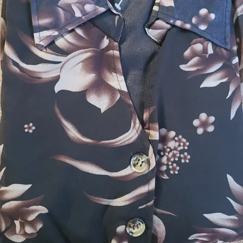 F708 Midi Dress Oriza Motif Kekinian 1