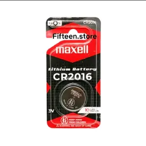 Baterai Maxell CR2016 batre jam Remot Mobil-Motor 1 pcs