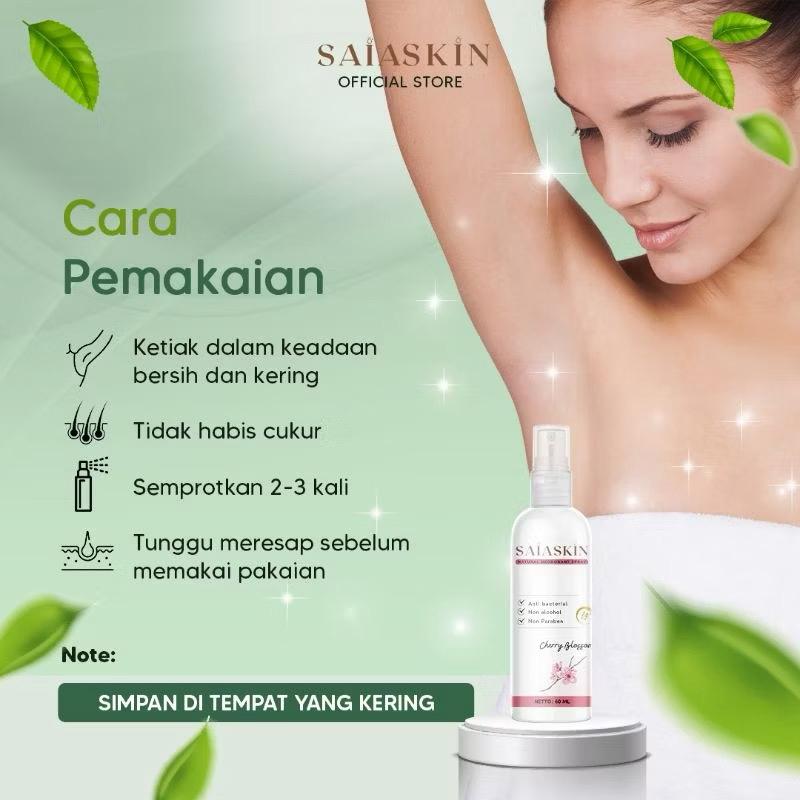 SAIA SKIN DEODORANT SPRAY CHERRY BLOSSOM (BPOM)