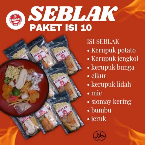 SEBLAK INSTAN ECHOO-paket isi 10 0