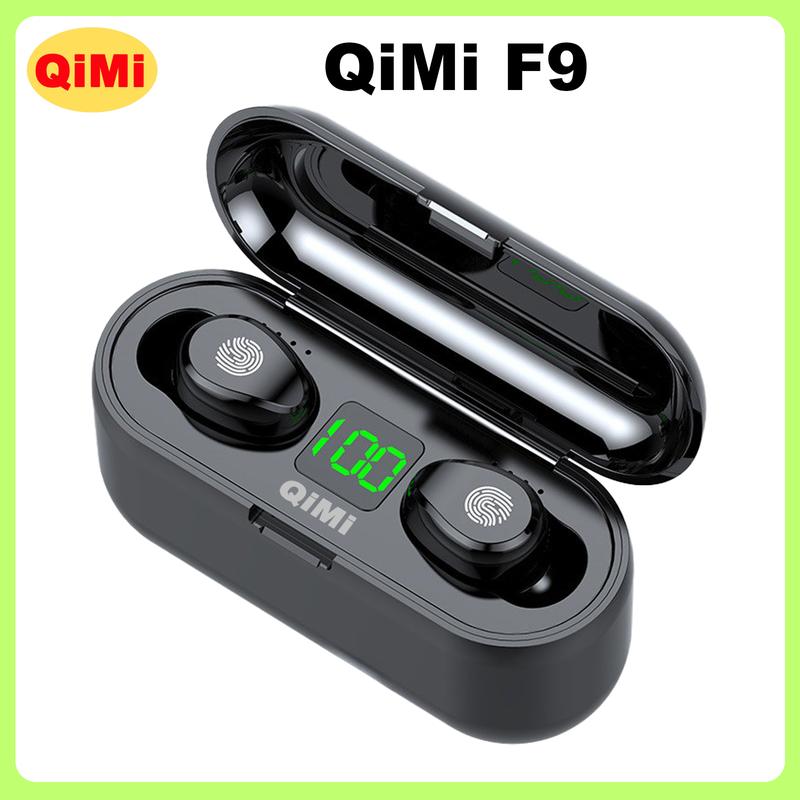 Tai Nghe Bluetooth QiMi F9 - Bluetooth 5.4 Cao Cấp Pin Trâu Cảm Ứng Chạm Nhét Tai Nhỏ Gọn