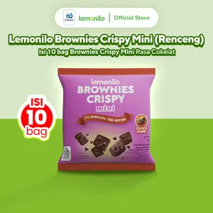 Lemonilo Brownies Crispy Choco Chips Mini Renceng Isi 10 Pcs