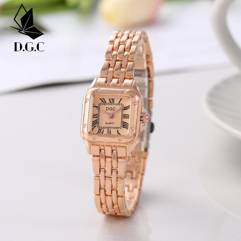 ✅COD D.G.C Jam Tangan Pari Wanita Cewek Gelang Quartz Jam Analog Grosir Murah Stainless Steel Fashion C106 4