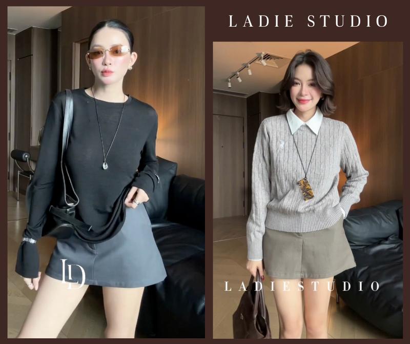 Chân Váy Ngắn Basic Skirt Dày Dặn Tôn Dáng CV07 - Ladie Studio Thời Trang Nữ