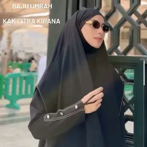 QUBA ABAYA SET KHIMAR - DAILY, UMRAH & HAJI BY ARSY - Anti Uv - Hanaz Hijab