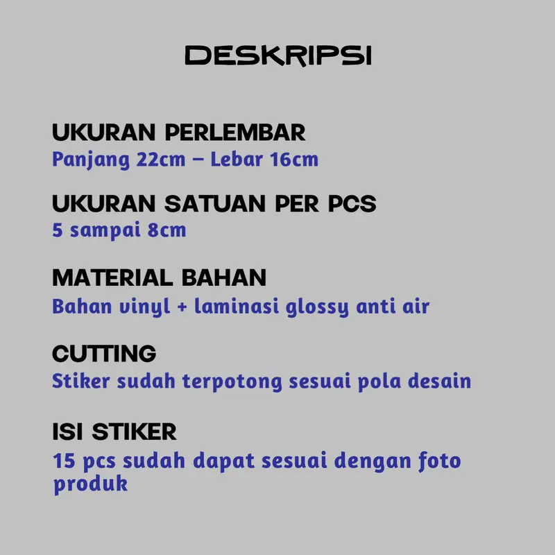 STIKER BAND MUSIC ROCK METAL ISI 15pcs BLACK N WHITE, STICKER ANTI AIR, STIKER AESTHETIC, HELM, LAPTOP, TUMBLER, CASE HP VOL 6 4