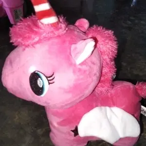 Boneka Kuda Poni Unicorn LED Bersayap TERBARU Uk 35cmBerlabel SNI Buah Dolls Toys