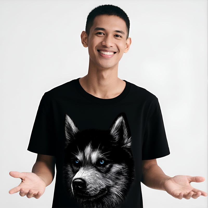【COD】Kaos aki-laki atasan Murah distro gambar sablon keren gratis ongkir Casual Crew Neck Crew Neck