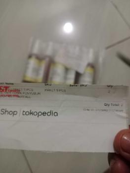 Product Review of [ BISA COD ] PAKET 5 PCS 145RB HAIR TONIK PENYUBUR RAMBUR ANTI HAIRFALL from @**n a** 2