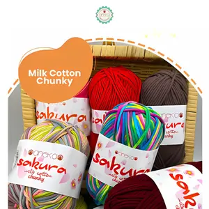 KATALOG - Benang Rajut Katun Susu Sakura Milk Cotton Chunky PART 2