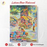Gambar PROMO Lukisan Dinding Handmade 60x80cm Oil Canvas Berbagai Tema Dekorasi Rumah - Lukisan Perahu Senja, Roll dari Lukisan Bandung Kota Bandung 4 Tokopedia