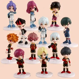 Action Figure Blue Lock | Pajangan Anime Bastard Munchen Manshine City Paris X Gen Barcha Palv Kunigami Rensuke Ness Alexis Hiori Yo Kurona Ranze Kaiser Michael Isagi Yoichi Reo Mikage Chigiri Hyoma Bachira Meguru Barou Shouei Nagi Seishiro Rin Itoshi