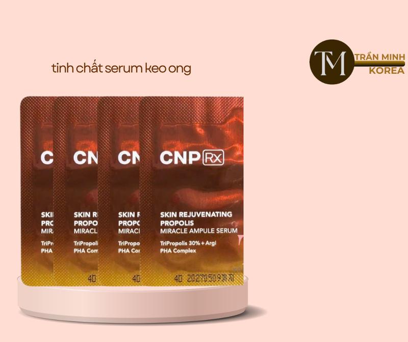 [combo 30 gói =30ml ] tinh chất keo ong Cnp Skin REJvenating ppopols Miracle ampule serum