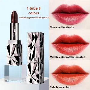 Lipstik- Hitam 3 Dalam 1 Warna Lipstick Modis Lipstik Gaya Modis DAKIFENEY, BLUE LESSXCOCO