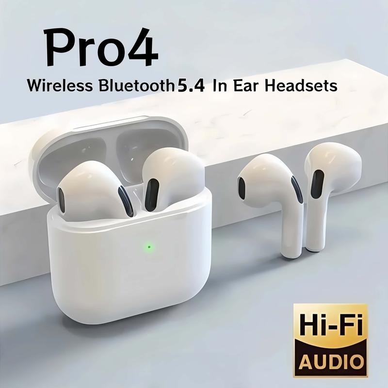 Tai nghe không dây Pro 4TWS Tai nghe Bluetooth Mini thể thao Bass HIFI Âm thanh nổi Tai nghe giảm tiếng ồn chơi game