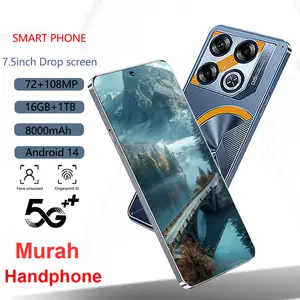 [ New arrival ] HP GT20 Pro Murah cuci gudang Handphone 7.5Inch 16GB RAM + 1TB ROM 50MP + 108MP HD Kamera 8000mAh Fast Charge