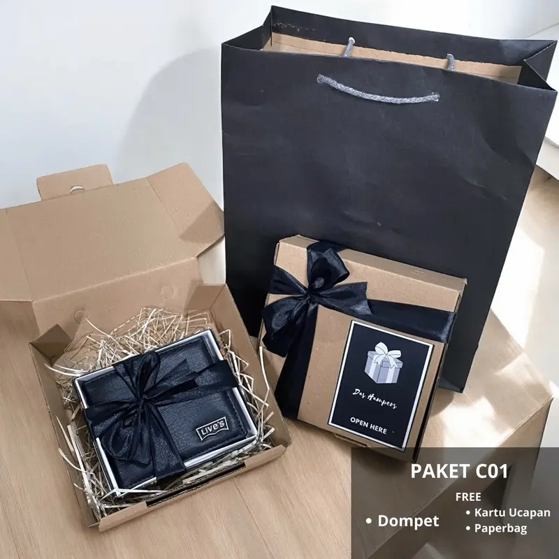 Kado Cowok | Gift Box Cowok | Hampers Cowok | Dompet Jam Parfum 3