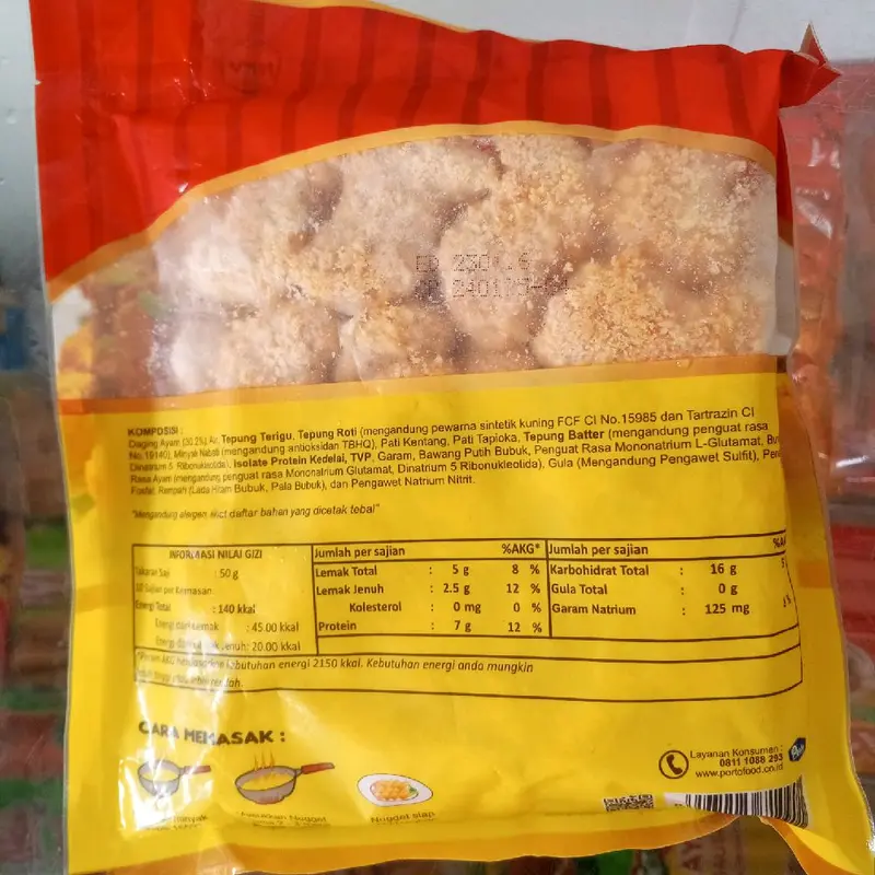 Bartoz Chicken Nugget Makanan  Frozen Food Naget Ayam Kombinasi 4