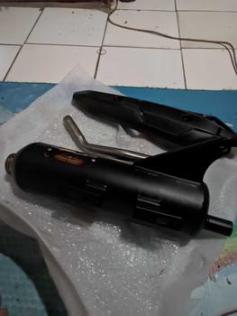 Product Review of Knalpot Copy Cms Moncong SHIJIRO original Vin Project fullsistem motor vario 125/150 beat scoopy mio nmax aerox pcx suara bass adem gerung Foto Kendaraan Motorcycle from W**a S**e 1