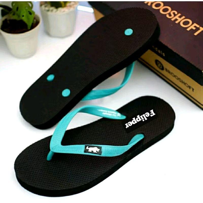 sandal jepit distro Feilpper terbaru viral Pria Sendal Putih 2