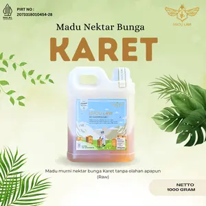 Madu Lavi Madu Hutan Nektar Bunga Karet 1Kg Honey Bee full nektar