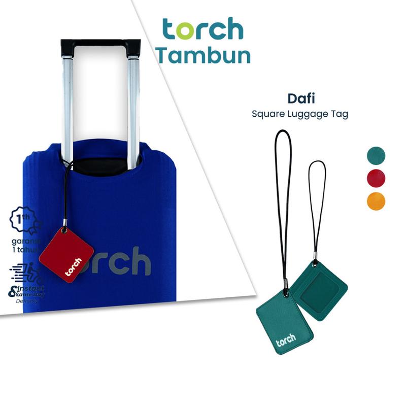 TORCH Dafi Square Luggage Tag Gantungan Label Koper - Shop | Tokopedia