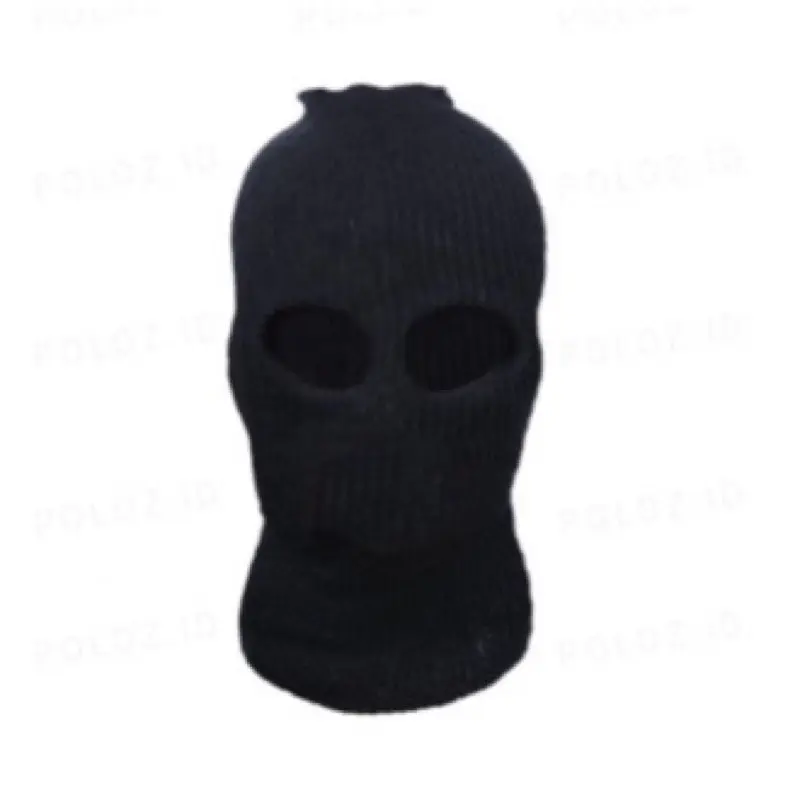 Kupluk Ninja Pria // Sebo Maling   //  Topi Masker // Topeng Ninja  Ready Stock  Lubang 1-2-3 Ready Stock Warna Hitam 5