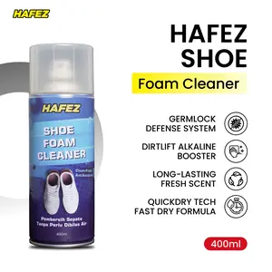 Hafez Shoe Foam Cleaner - Pembersih Sepatu dan Menghilangkan Bau 400ml