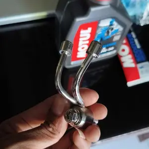 Gantungan barang motor universal dengan baut titan stainless dan titanium gantung motor crome universal Besi Motorcycle