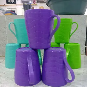 cangkir plastik tebal/cangkir plastik warna 3 pcs