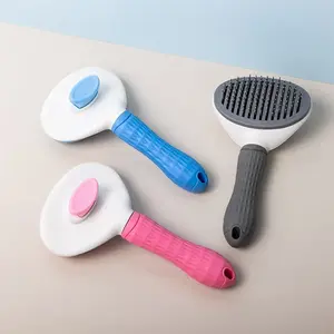 Sisir Hewan Peliharaan Sisir Kucing Anjing Hair Pet Brush with Button