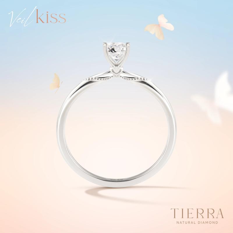 Nhẫn cầu hôn TIERRA Veil Kiss BCH7109 vàng 10k/ 14k/ 18k 0