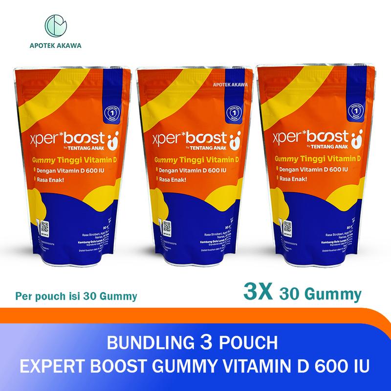 BUNDLING 3 EXPERT BOOST GUMMY VITAMIN D 600 IU / APOTEK AKAWA 2