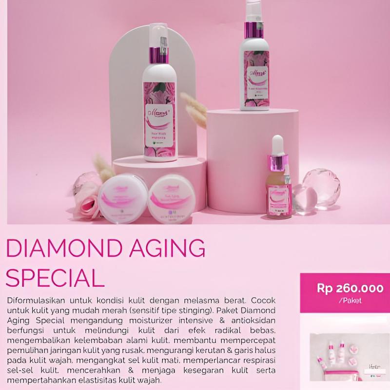 Product Introduction of Semua Paket Marwah Skincare krim malam klinik untuk anti aging flek hitam dan kerutan mencerahkan kulit agar wajah glowing putih memudarkan flek hitam noda hitam menyamarkanbekas jerawat yang membandel Mengencangkan Platinum diamond bright tea tree 5