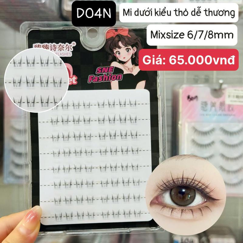 Mi dưới chữ V, chữ A tự nối tại nhà ( Chưa kèm keo và nhíp )