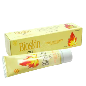 Borobudur Herbal - Bioskin GEL - Membantu meringankan luka bakar, tersiram air panas dan gigitan serangga - BPOM dan HALAL